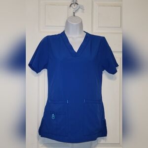 Carthartt Women's Scrub Top Royal Blue XS Shortsleeve
